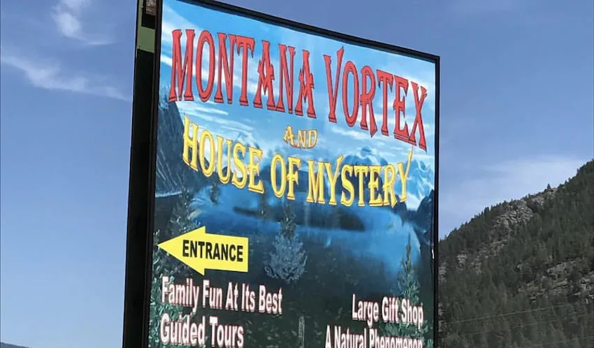 Montana Vortex and House of Mystery Entrance